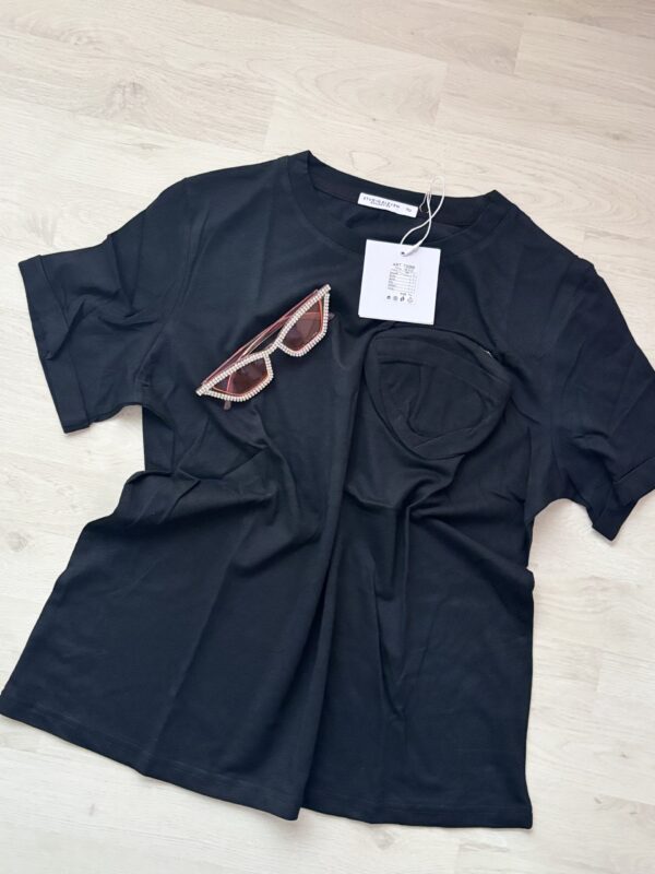 T-shirt con taschino - immagine 5
