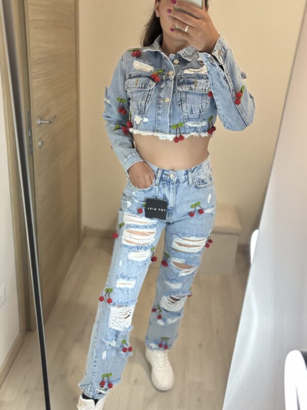 Giacca jeans cherry - immagine 3