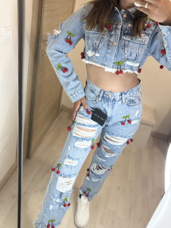 Giacca jeans cherry - immagine 2